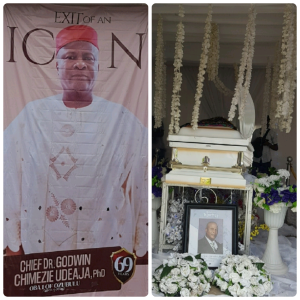 Photos: The memorial service for the late Chief, Dr. Godwin Chimezie Udeaja, PhD, was held at Ozobulu, Anambra State.