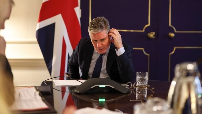 Sir Keir Starmer Engages in Rare Diplomatic Call with Iran’s President Amid Rising Middle East Tensions