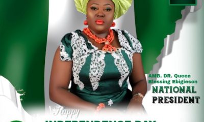 Independence Day: AMP President, Amb. Dr. Queen Blessing Ebigieson's Message To Nigerians